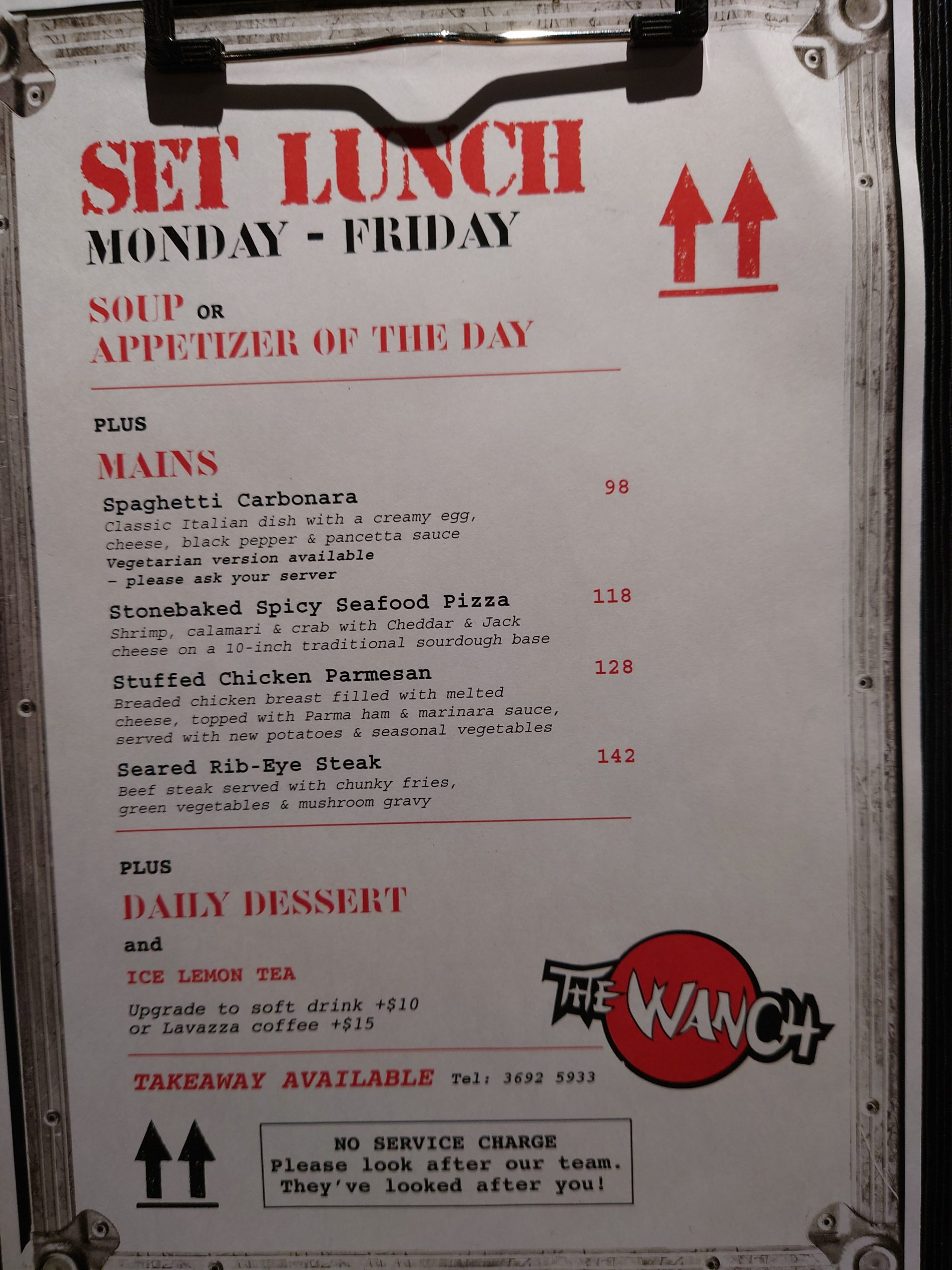 New Week New Lunch Menu