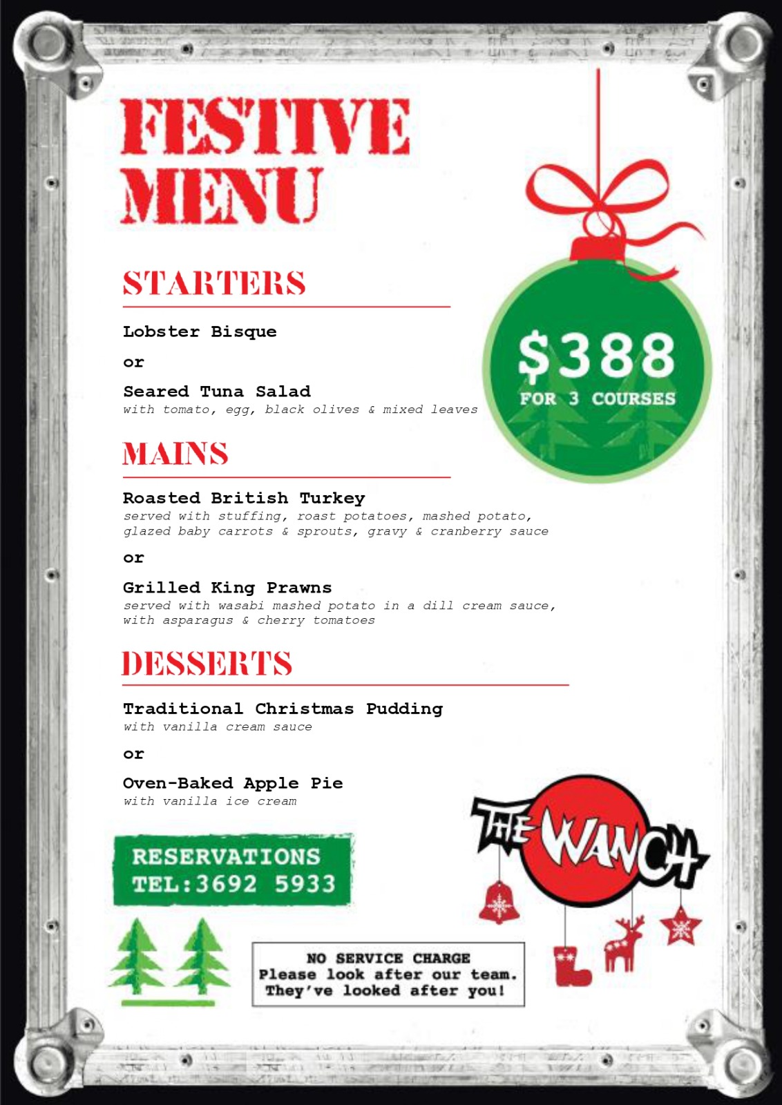 Holiday Dinner Special