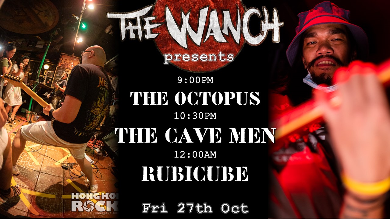 6pm Acoustic Happy Hour Featuring Bryan 9pm The Octopus 10:30pm The Cave Men 12am Rubicube