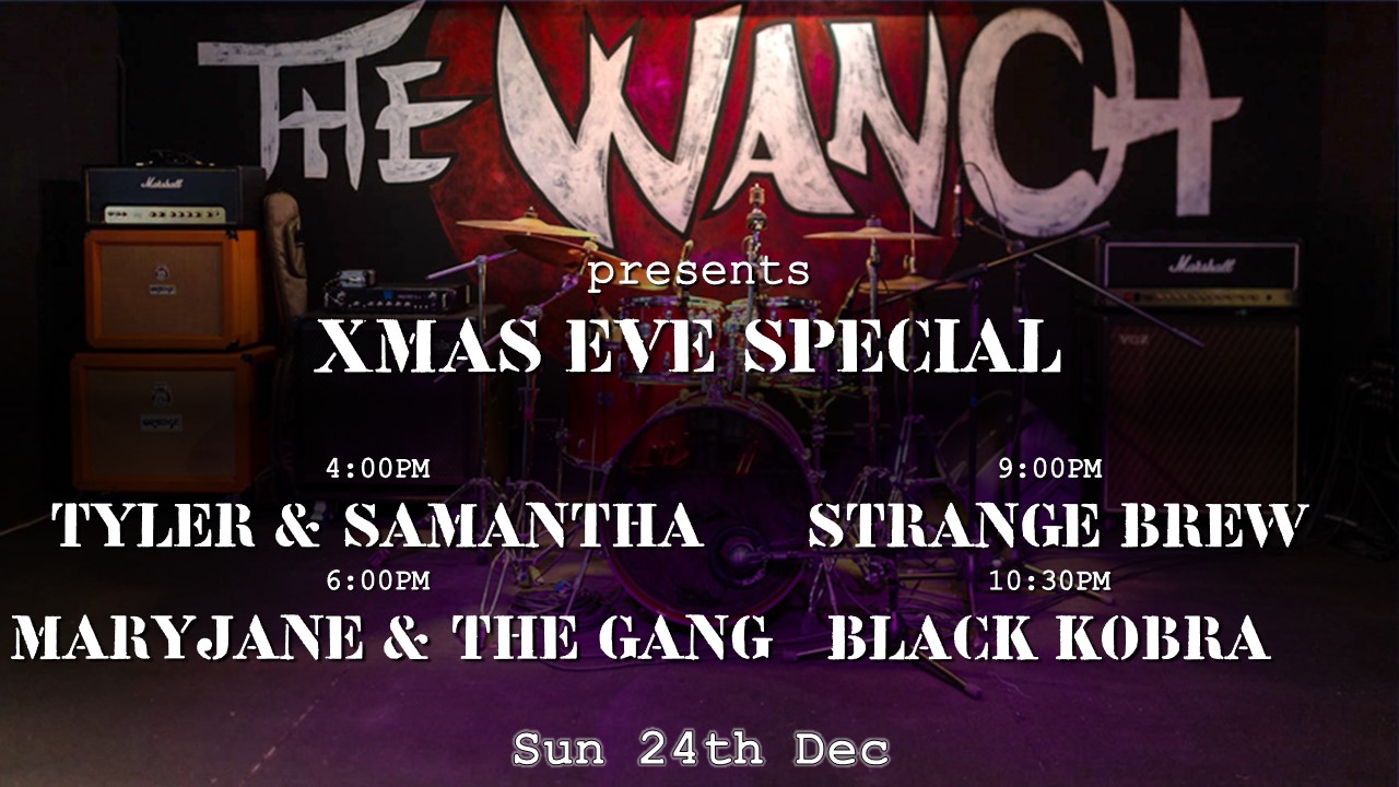 4pm Acoustic Happy Hour Featuring Tyler & Samantha 6pm Maryjane & The Gang 9pm Strange Brew 10:30pm Black Kobra