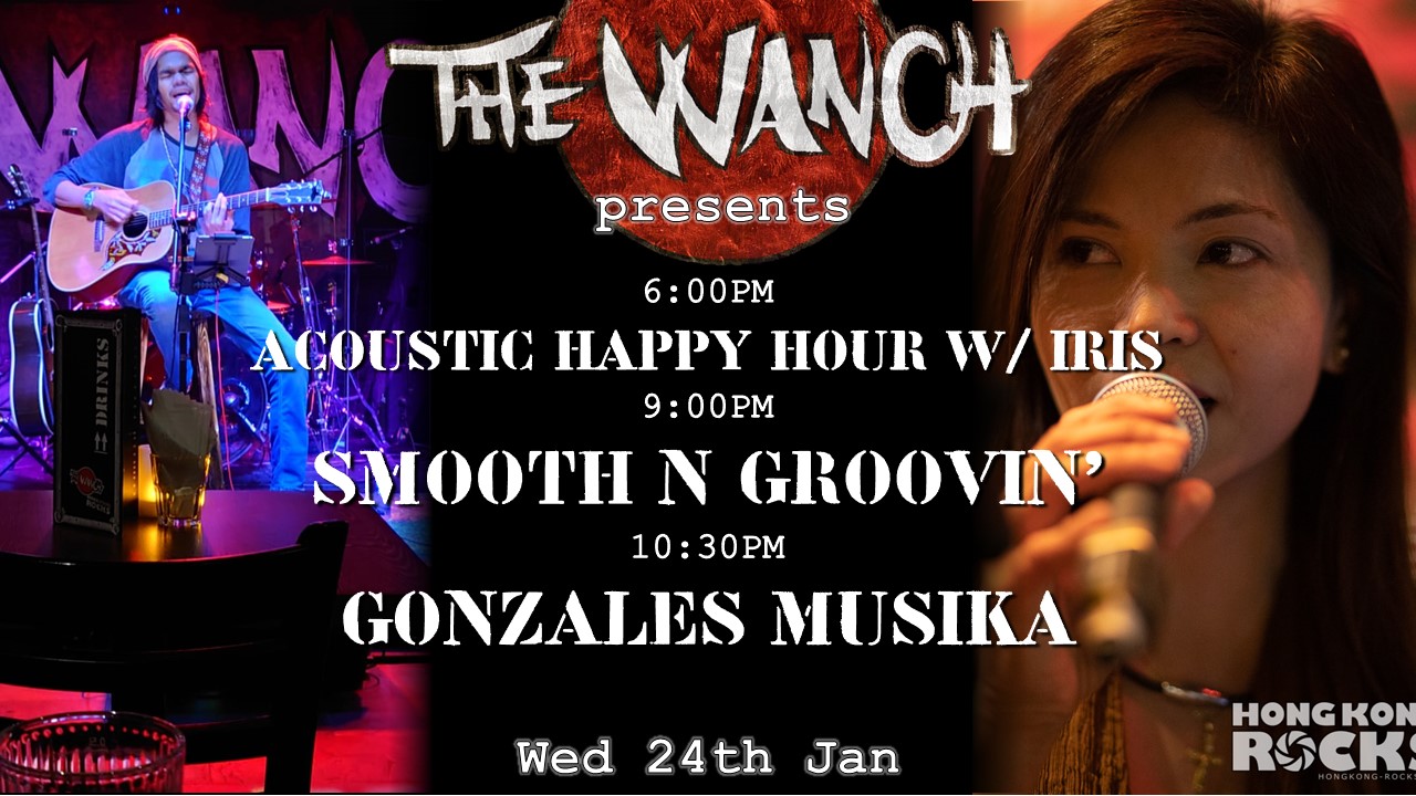 6pm Acoustic Happy Hour Featuring Iris w/ Rubicube 9pm Smooth N Groovin’ 10:30pm Gonzales Musika