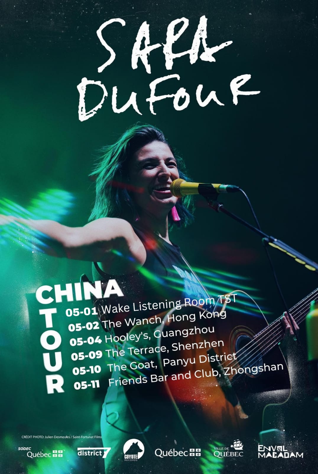 6pm Acoustic Happy Hour Featuring John of RE’CALL 8:30pm The Sirens 9:45pm Canadian Recording Artist Sara Dufour 10:45pm Maryjane & The Gang