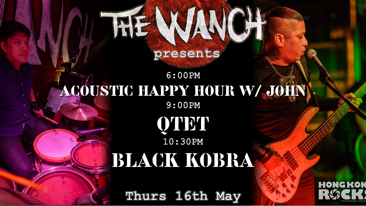 6pm Acoustic Happy Hour Featuring John of RE’CALL 9pm QTET 10:30pm Black Kobra