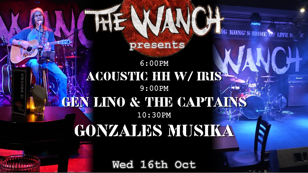 7pm Acoustic Happy Hour Features Iris of Rubicube 9pm General Lino & The Captains 10:30pm Gonzales Musika
