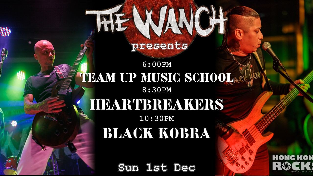 6pm Team Up Music School 8:30pm Heartbreakers 10:30pm Black Kobra