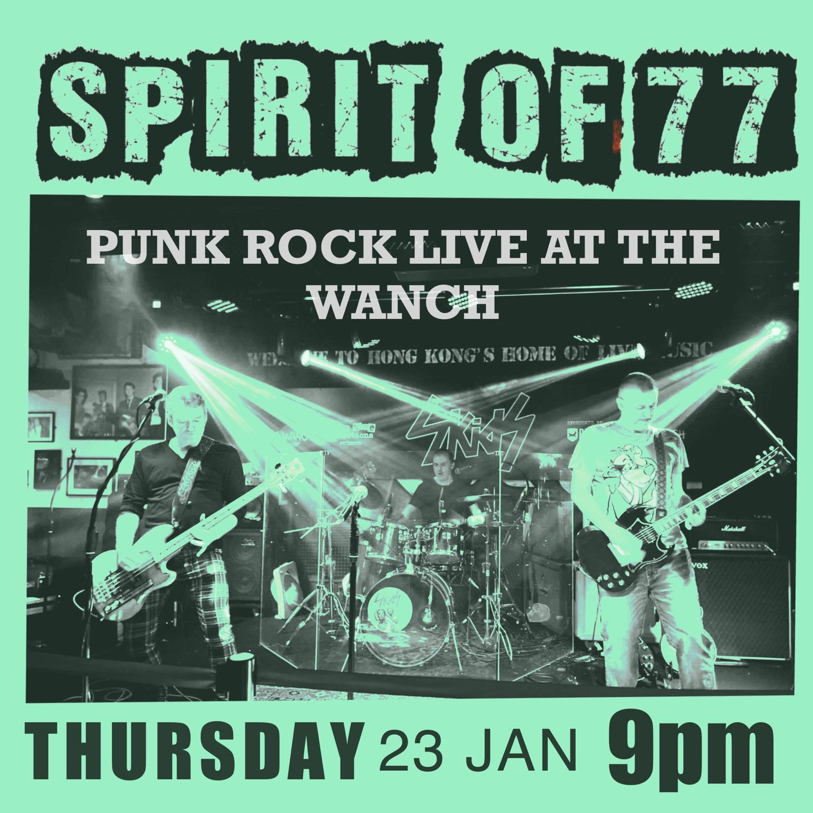 7pm Acoustic Happy Hour Featuring LarryZ 9pm Spirit Of 77 10:30pm The Bullies