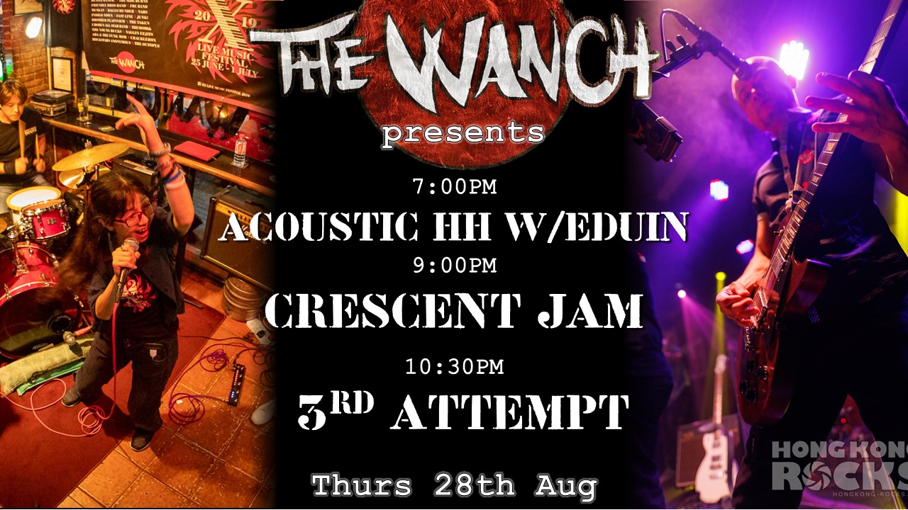 7pm Acoustic Happy Hour Featuring Eduin 9pm Crescent Jam 10:30pm 3rd Attempt