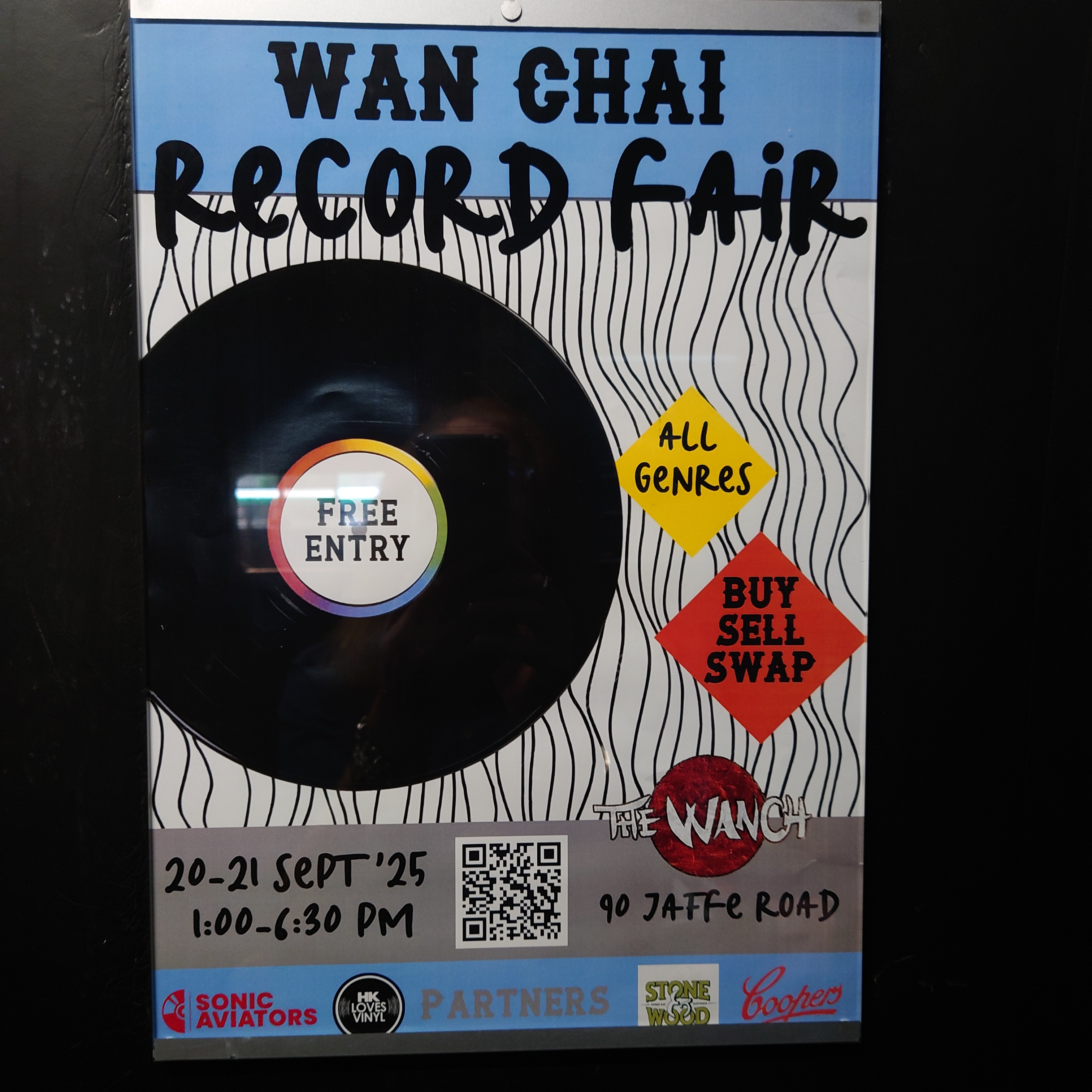 WanChai Record Fair 1pm till 6:30pm Sept 20th & 21st