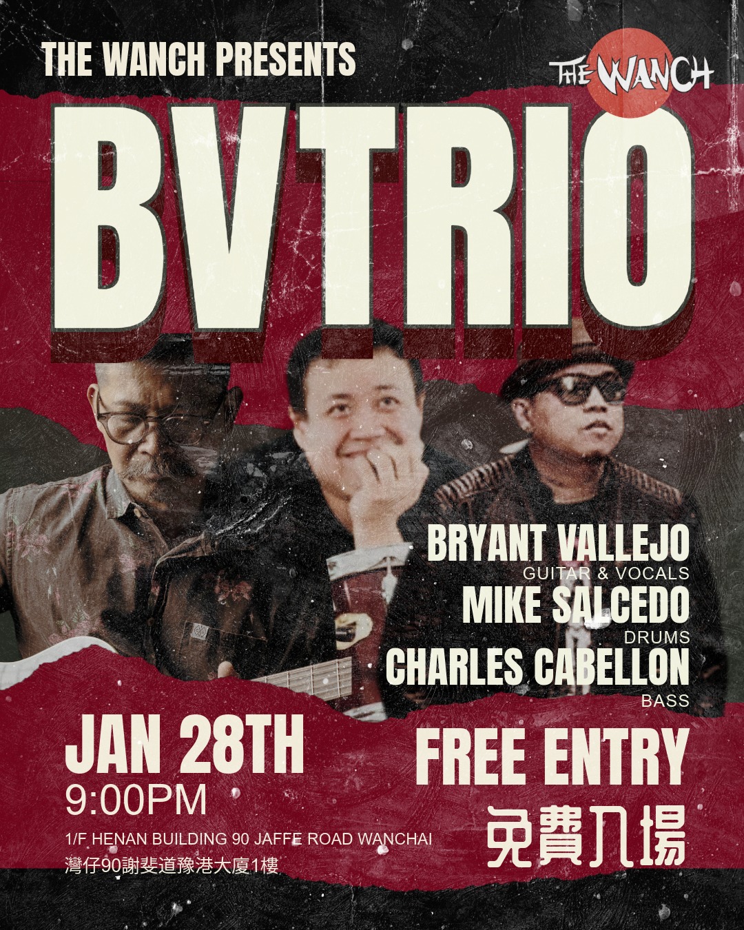 7pm Acoustic Happy Hour Featuring Iris 9pm BV Trio 10:30pm Bad Church