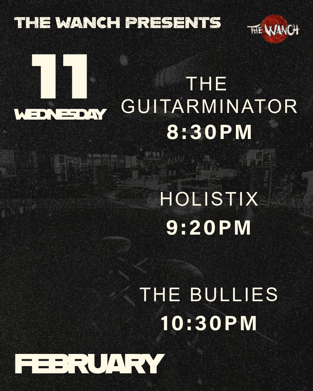 Feb 11th Line up